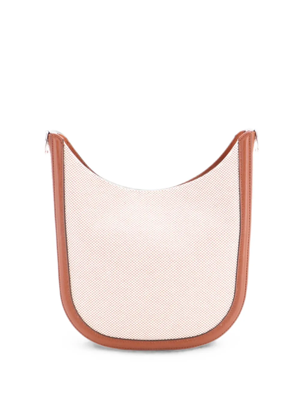 Valentino Garavani Pre-Owned Antibes Canvas with Leather Small crossbody bag - Marrone