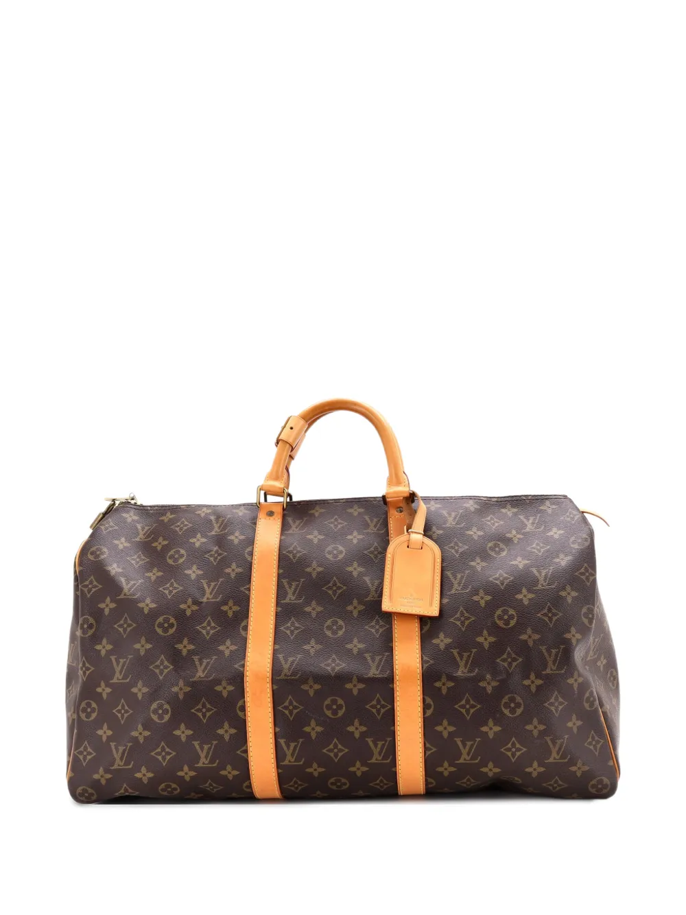 Louis Vuitton Pre-Owned Borsa da viaggio Keepall 50 in tela con monogramma - Marrone