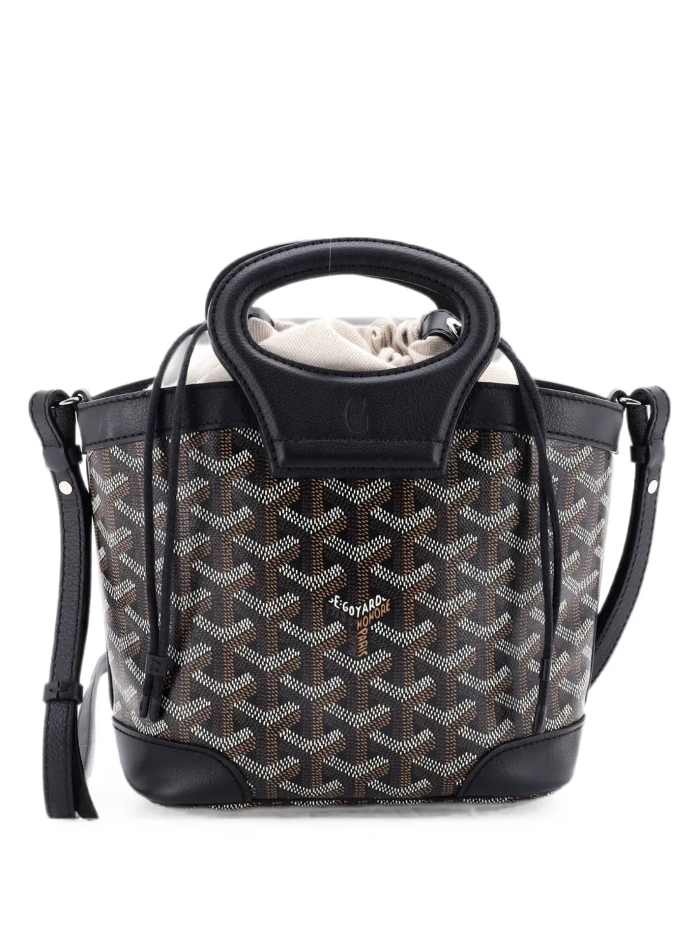 Goyard Pre-Owned Beluga Bag Coated Canvas Mini tote bag - Nero