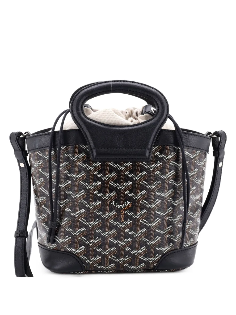 Goyard Pre-Owned Beluga Bag Coated Canvas Mini tote bag - Nero