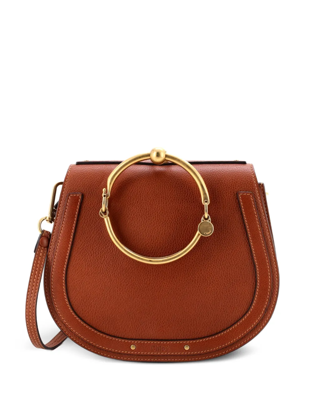 Chloé Pre-Owned Nile Leather Medium crossbody bag - Brown