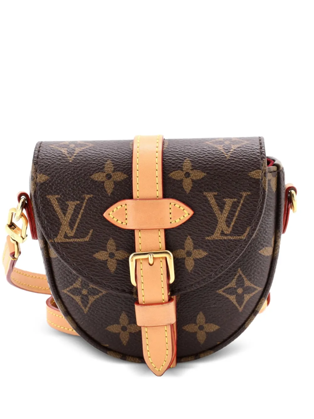 Louis Vuitton Pre-Owned Chantilly NM Handbag Monogram Canvas Micro crossbody bag - Braun