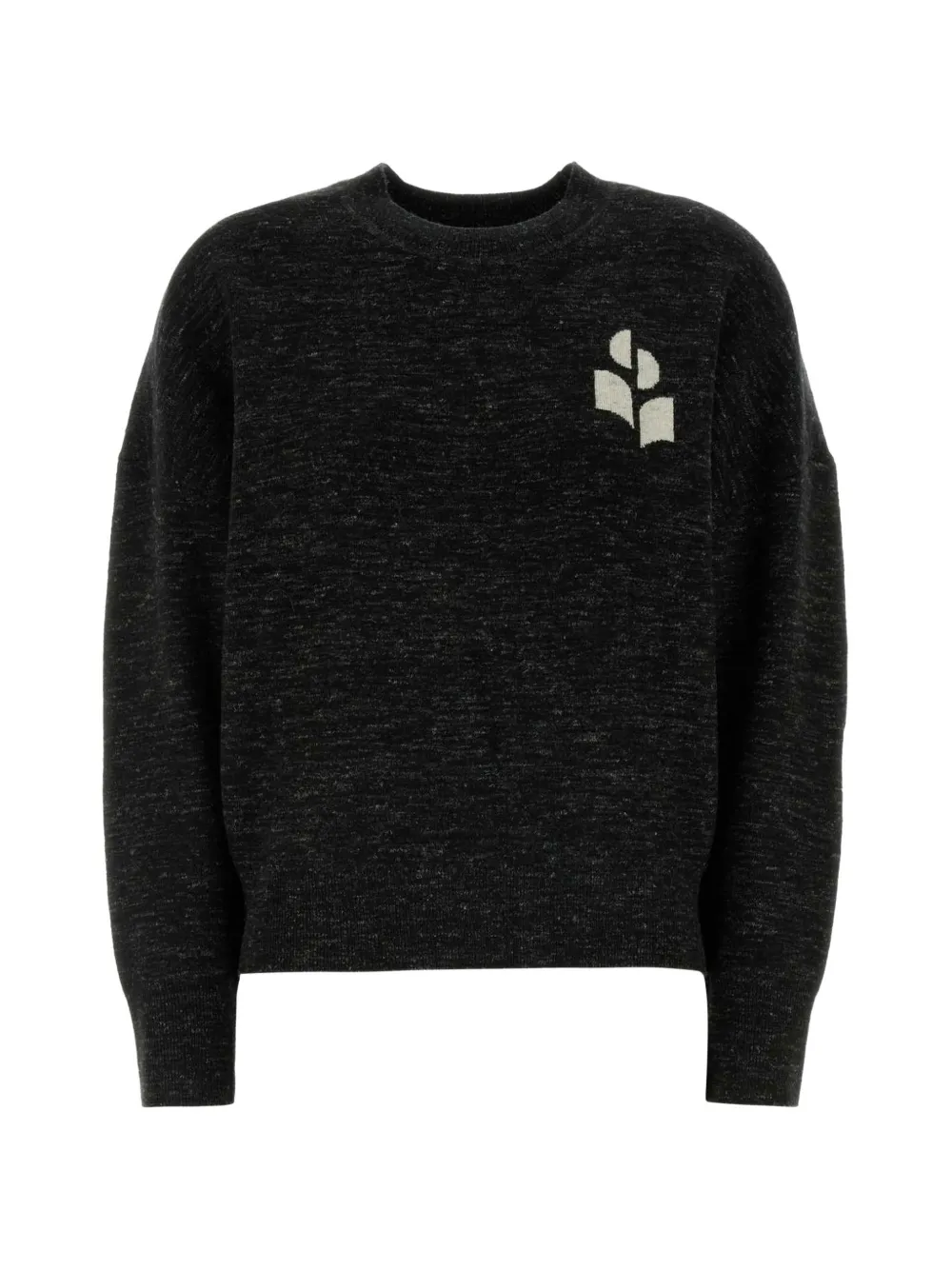 MARANT ÉTOILE Atlee logo-intarsia sweater - Nero