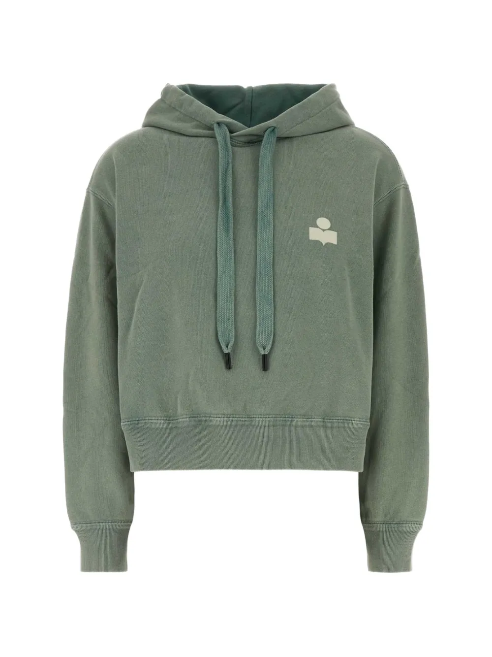 MARANT ÉTOILE logo-print drawstring hoodie - Green