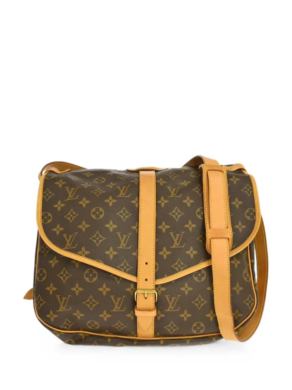 Louis Vuitton Pre-Owned 2000 Saumur 35 Monogram messenger bag - Brown