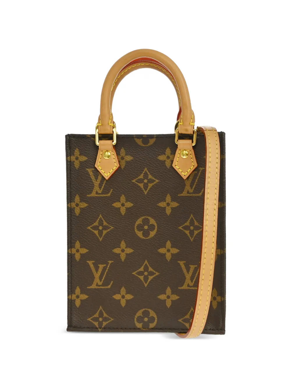 Louis Vuitton Pre-Owned 2020 Petit Sac Plat Monogram tote bag - Braun