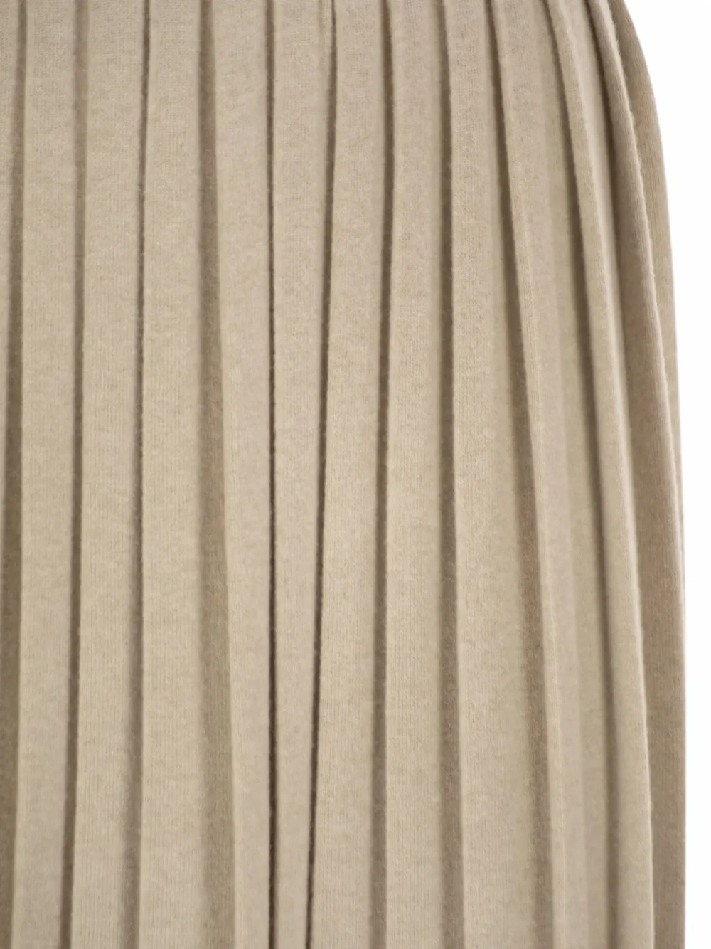 Fabiana Filippi Gebreide plooirok Beige
