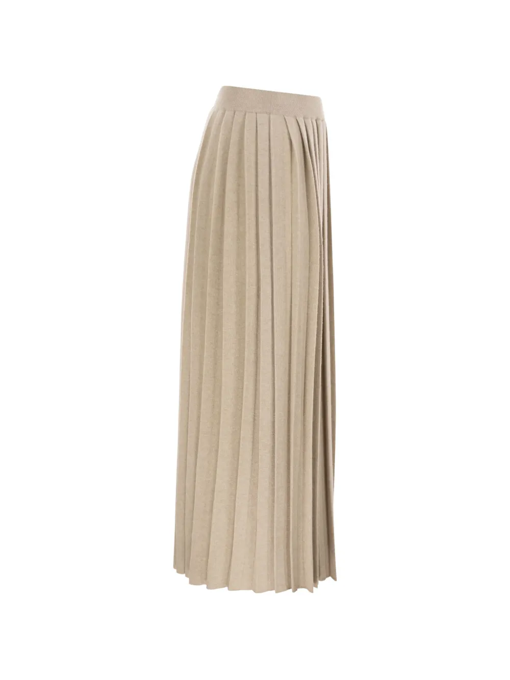 Fabiana Filippi Gebreide plooirok Beige