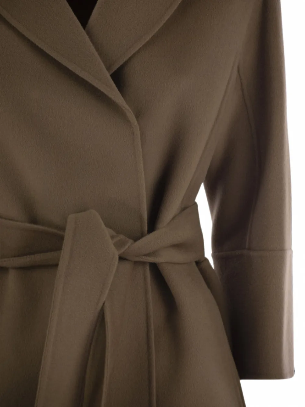 'S Max Mara Mantel met ceintuur Bruin