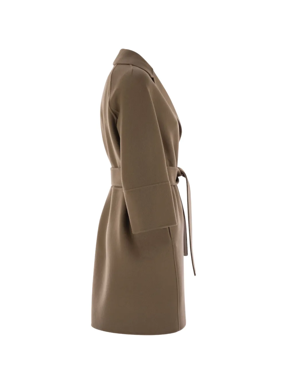 'S Max Mara Mantel met ceintuur Bruin