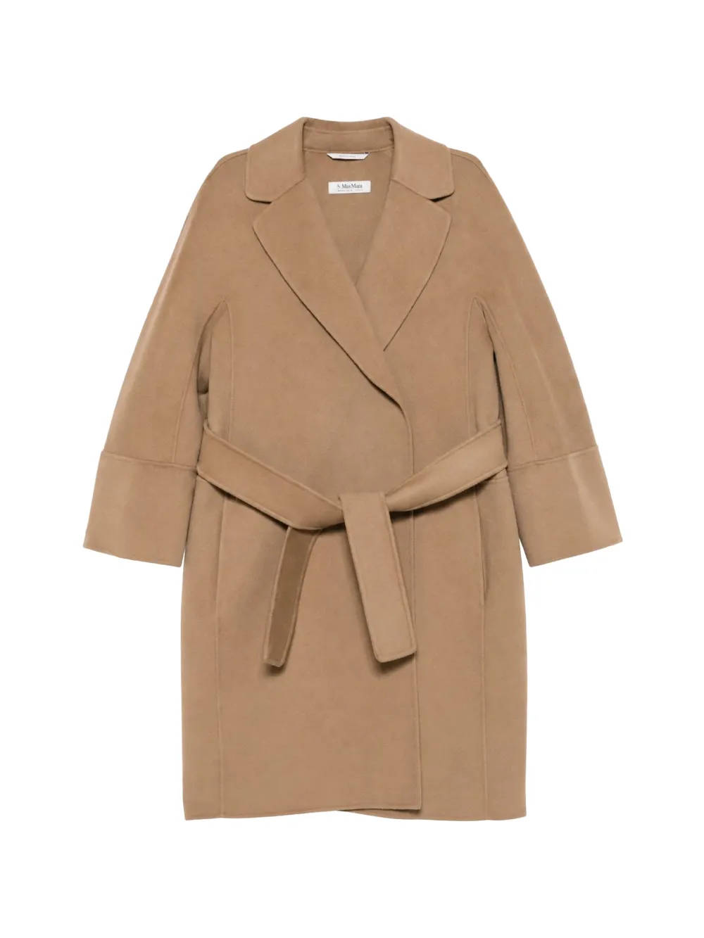 'S Max Mara Mantel met ceintuur Bruin