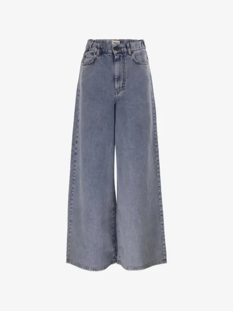 Weekend Max Mara wide-leg light-wash jeans