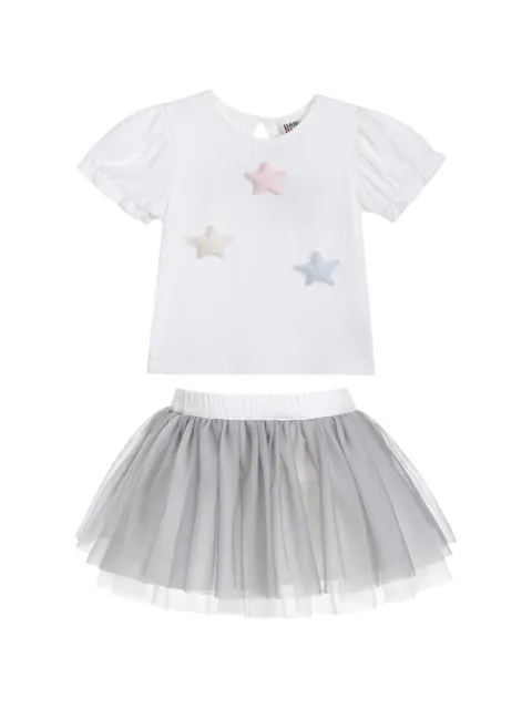 andBlue star-patch tulle set