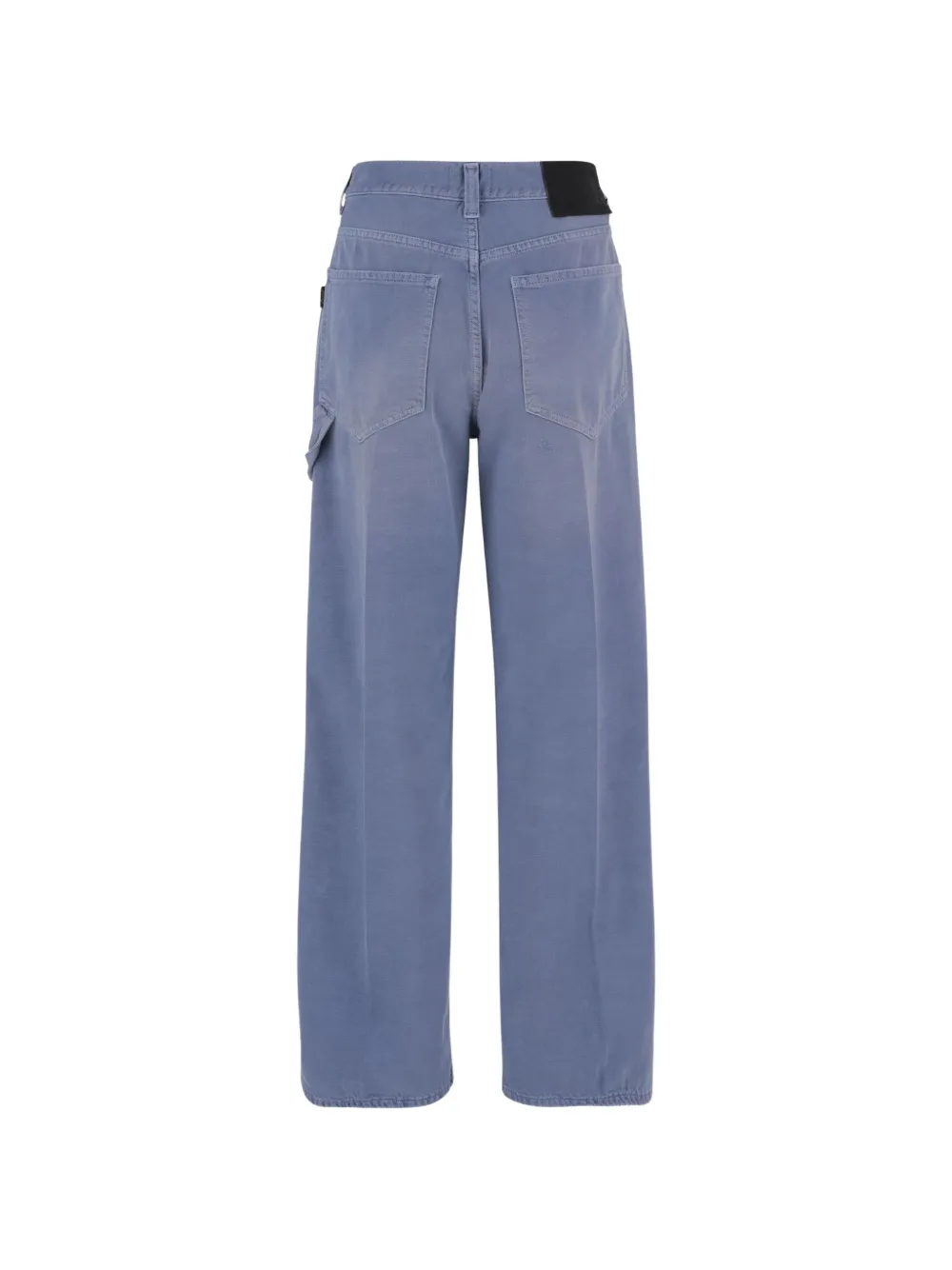 Haikure Bonnie jeans met logo-patch Blauw