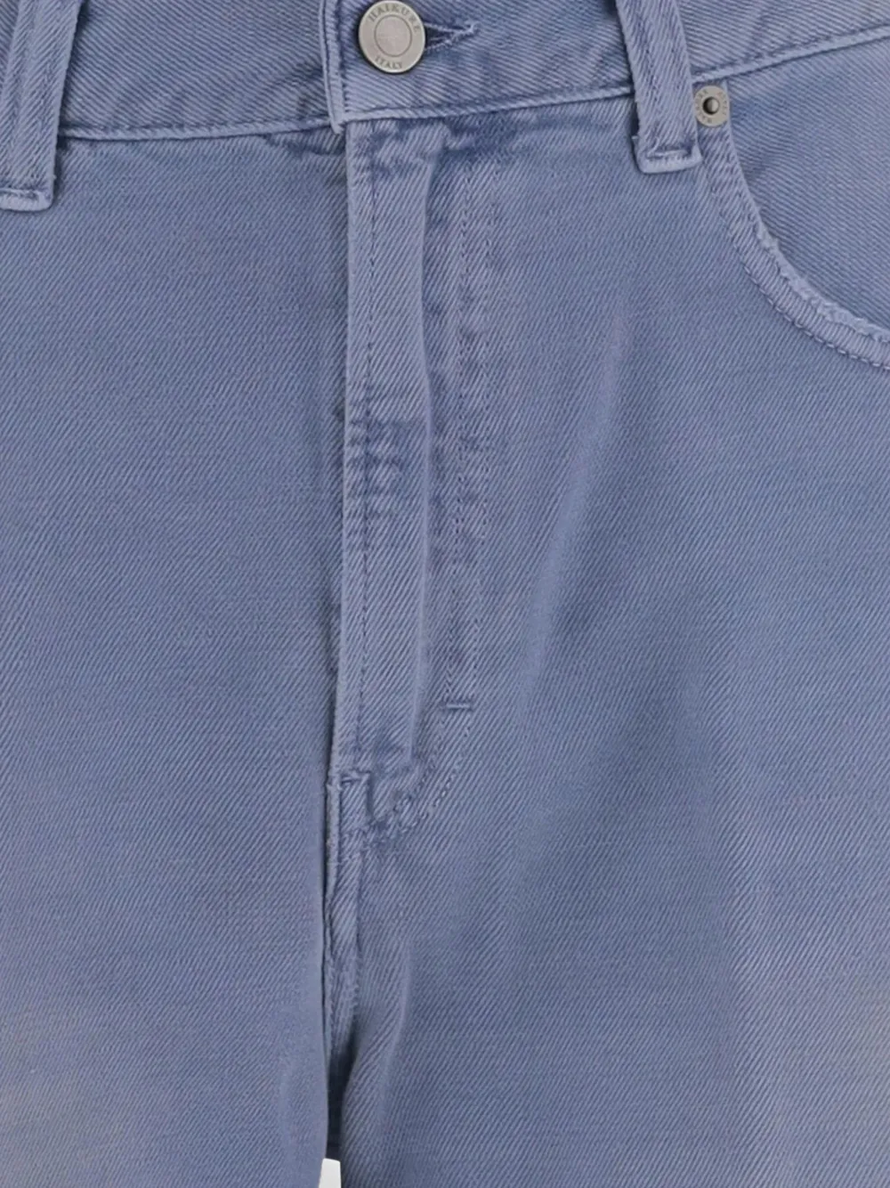 Haikure Bonnie jeans met logo-patch Blauw