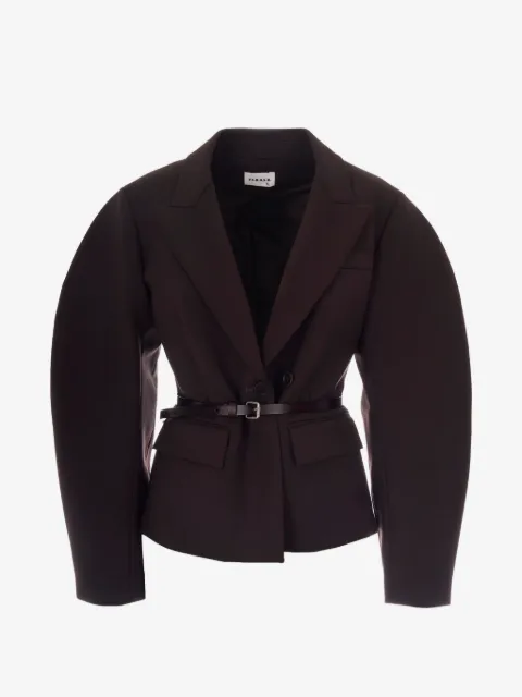 P.A.R.O.S.H. belted puff-sleeve jacket