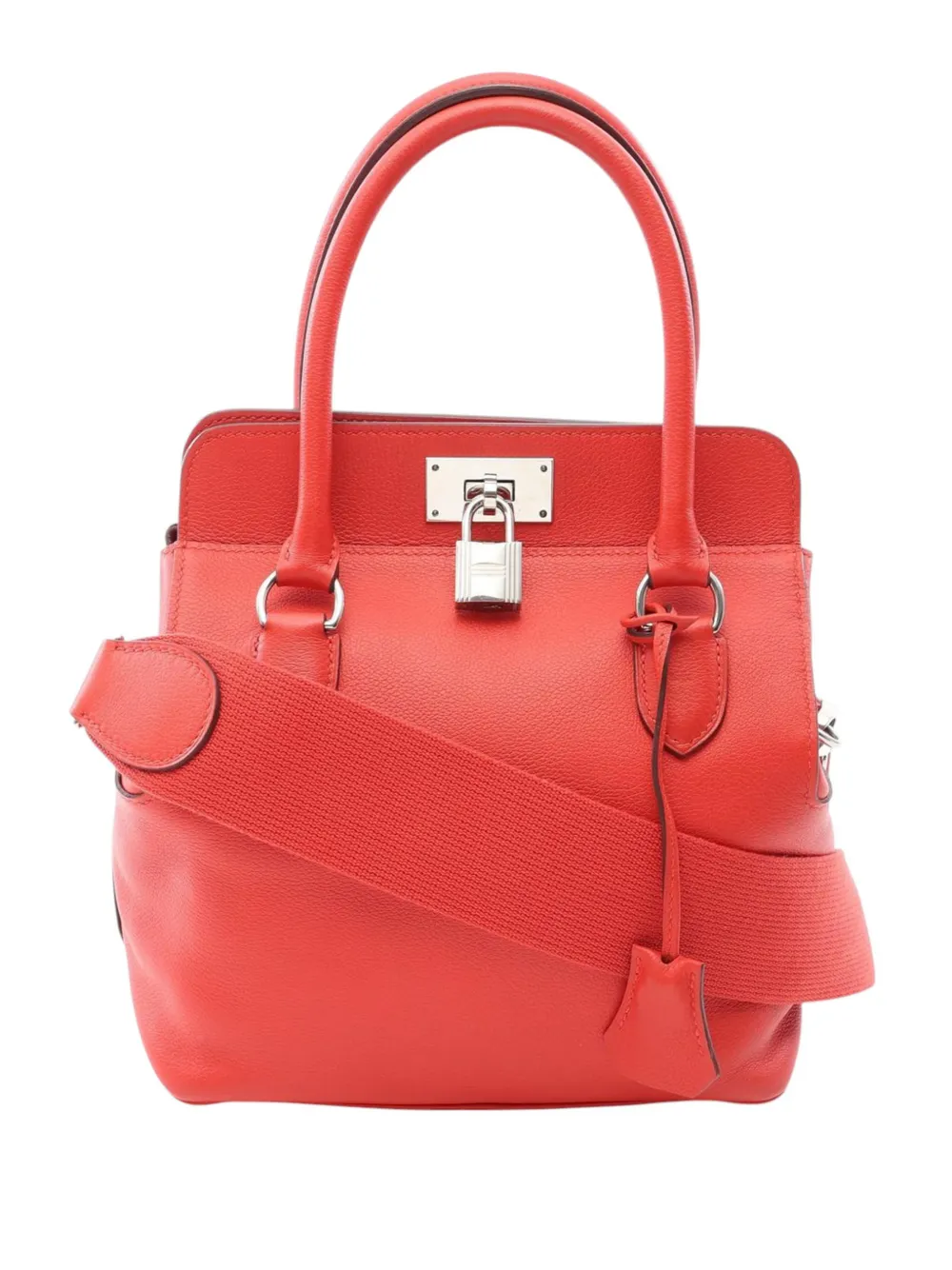 Hermès Pre-Owned 2018 Evercolor Toolbox 20 satchel - Rosso