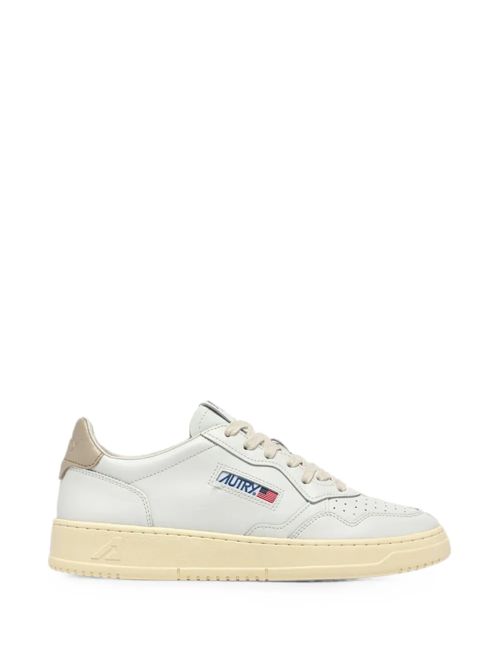 Autry Medalist perforated leather sneakers Wit
