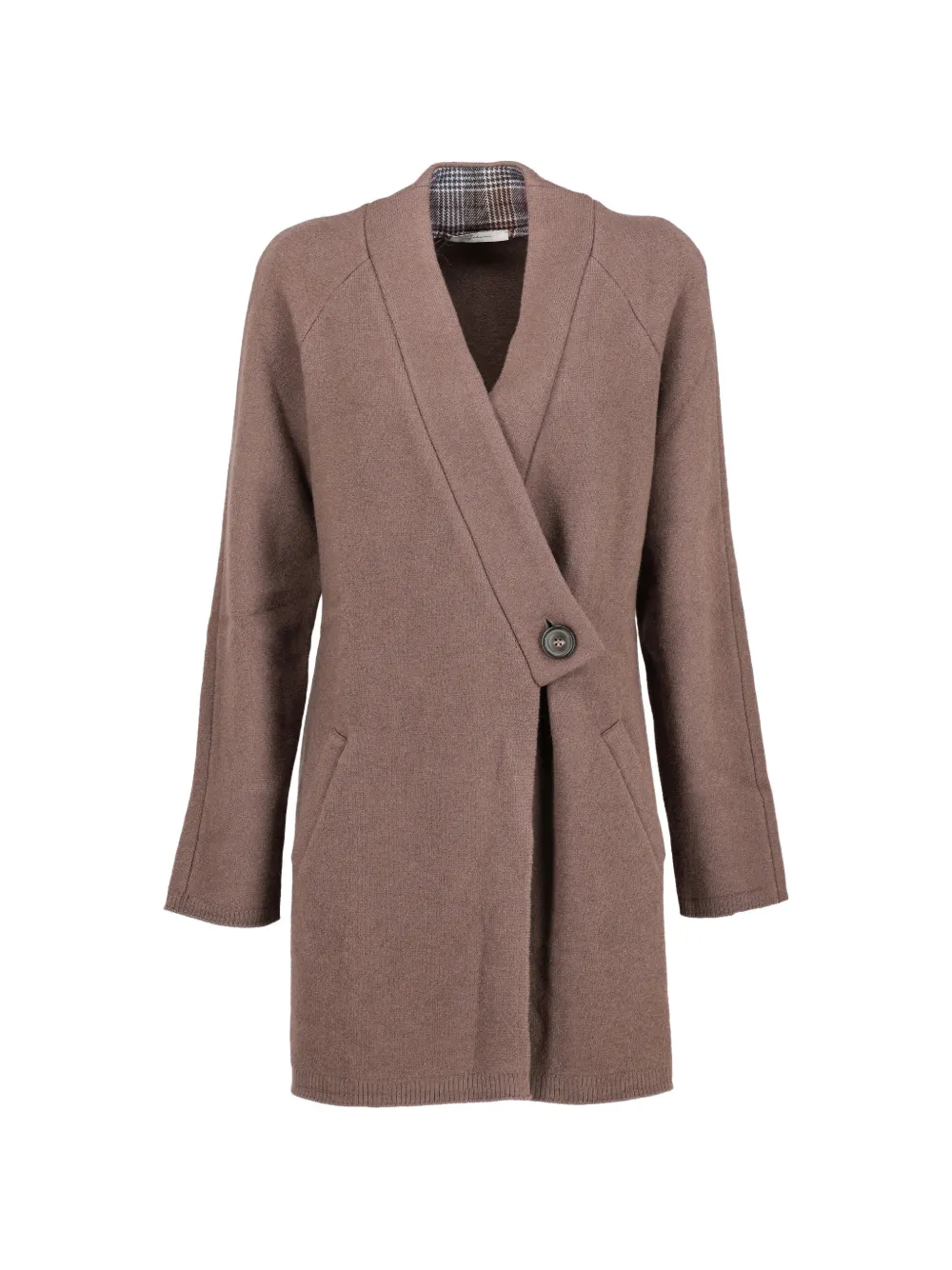 Falconeri shawl-lapel coat - Braun