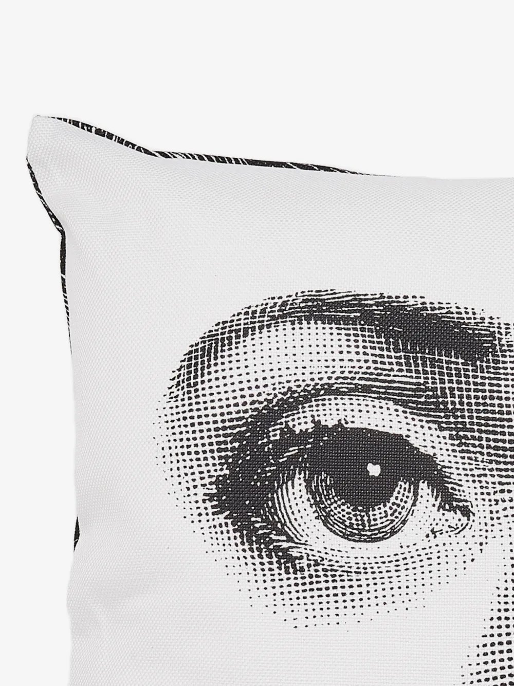 Fornasetti 리나 카발리에리 페이스 프린트 쿠션