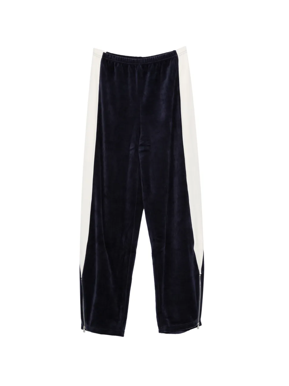 Tory Burch colorblock velour track pants - Bleu Tory Burch colorblock velour track pants - Bleu
