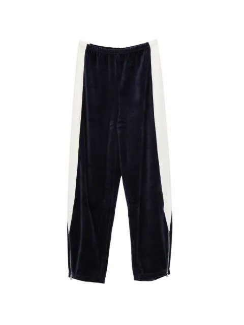 Tory Burch colorblock velour track pants