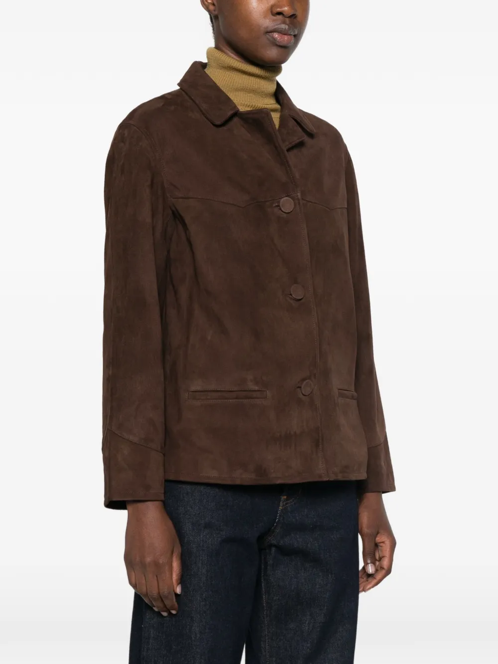 Tory Burch Suède jack Bruin