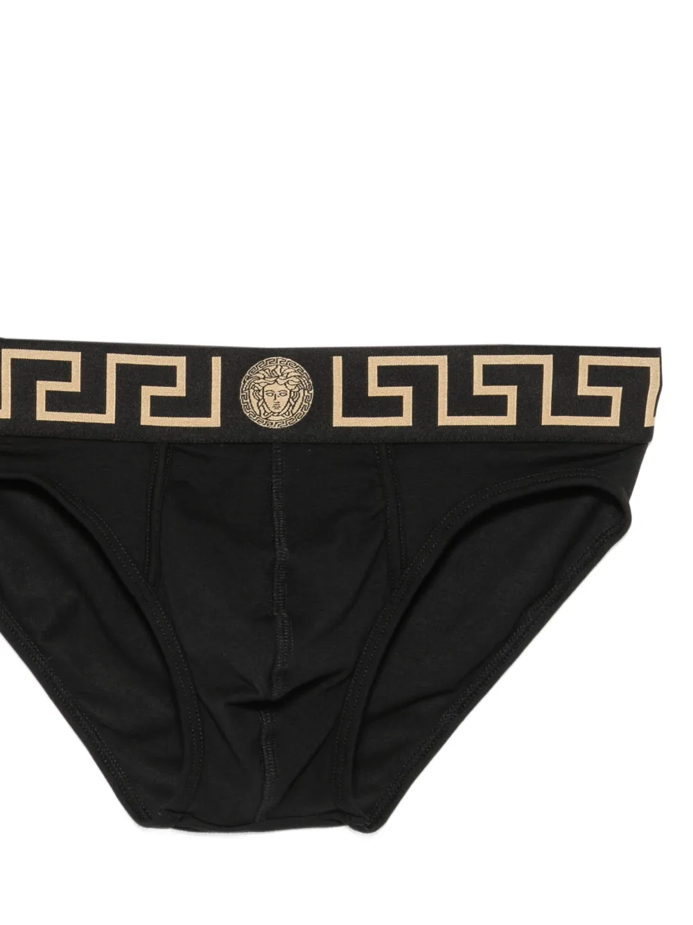 Versace Greca-border Briefs In Multi