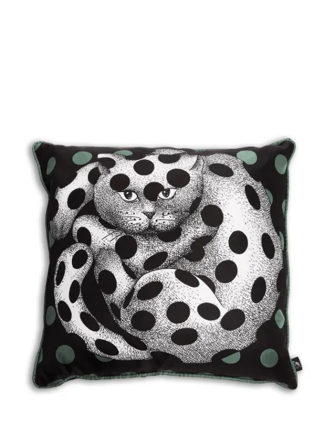 Fornasetti High Fidelity silk cushion