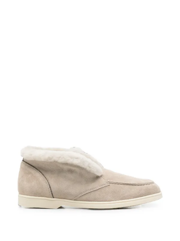 Doucal's Joanne RS Suede Loafers in Neutrals