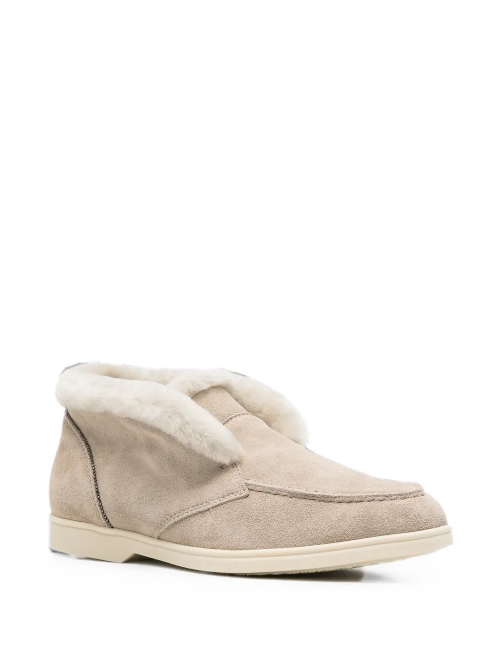 Doucal's Joanne RS suede loafers Beige