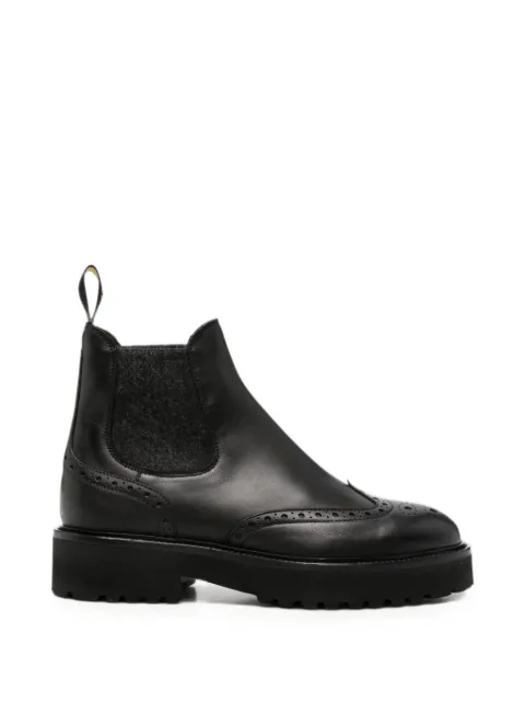Doucal's brogue-detail Chelsea boots