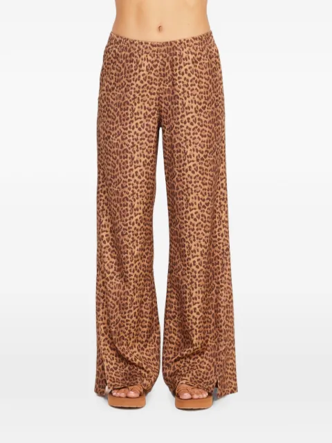 The Upside Javan Juliet leopard-print trousers