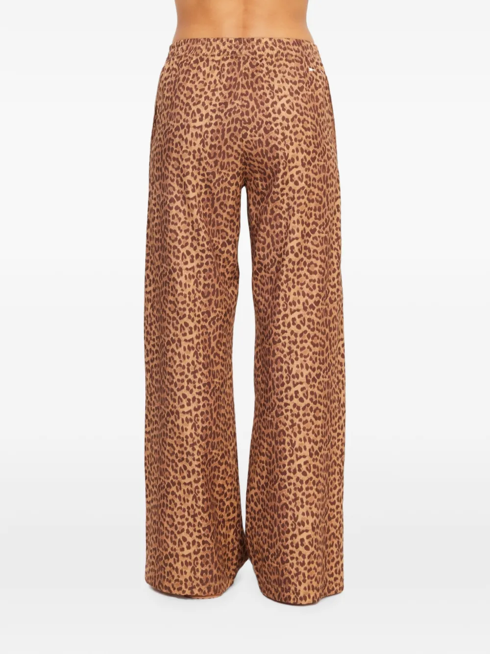 The Upside Javan Juliet broek met luipaardprint Bruin