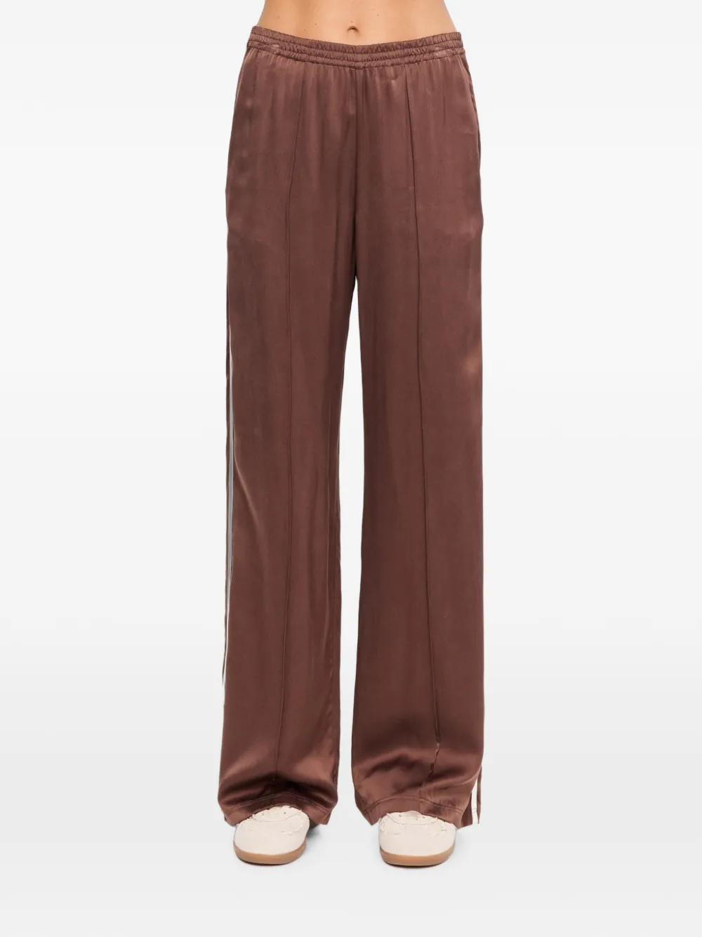 The Upside Marnie side-stripe track pants - Marrone