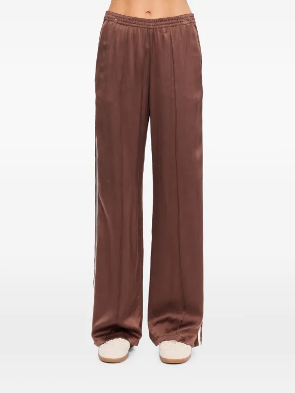 The Upside Marnie Side-stripe Track Pants in Brown