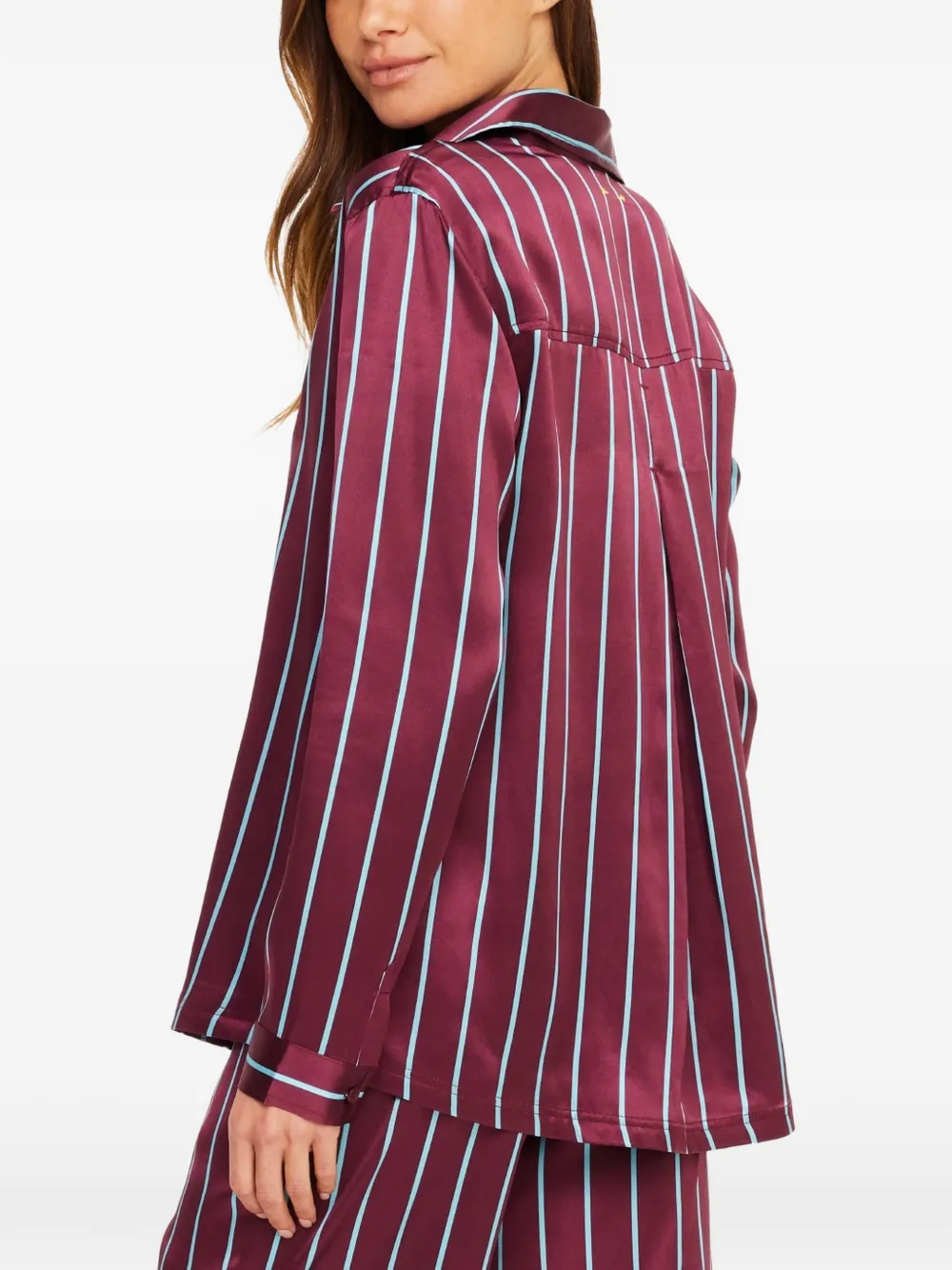 The Upside Capela Billy zijden blouse Rood