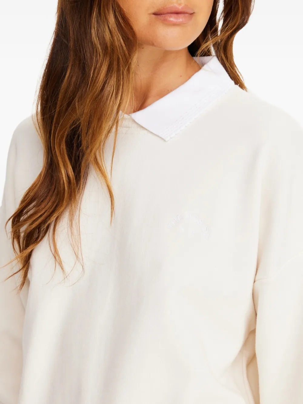The Upside Pascal sweater met kraag Beige