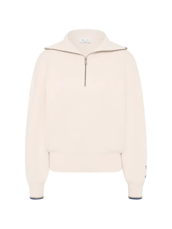The Upside Kairo Half-zip Sweater in Neutrals