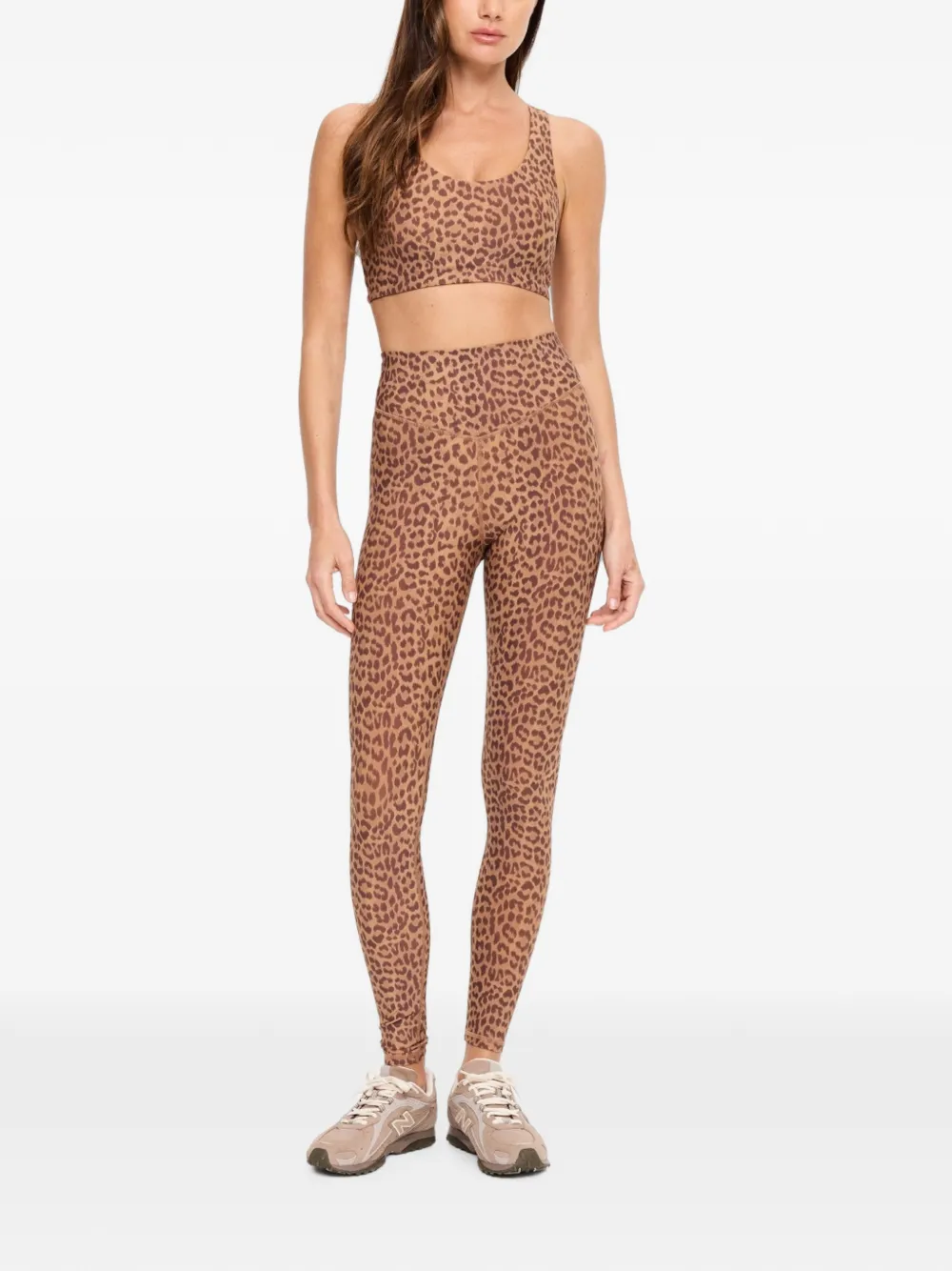 The Upside Javan legging met luipaard-print Bruin