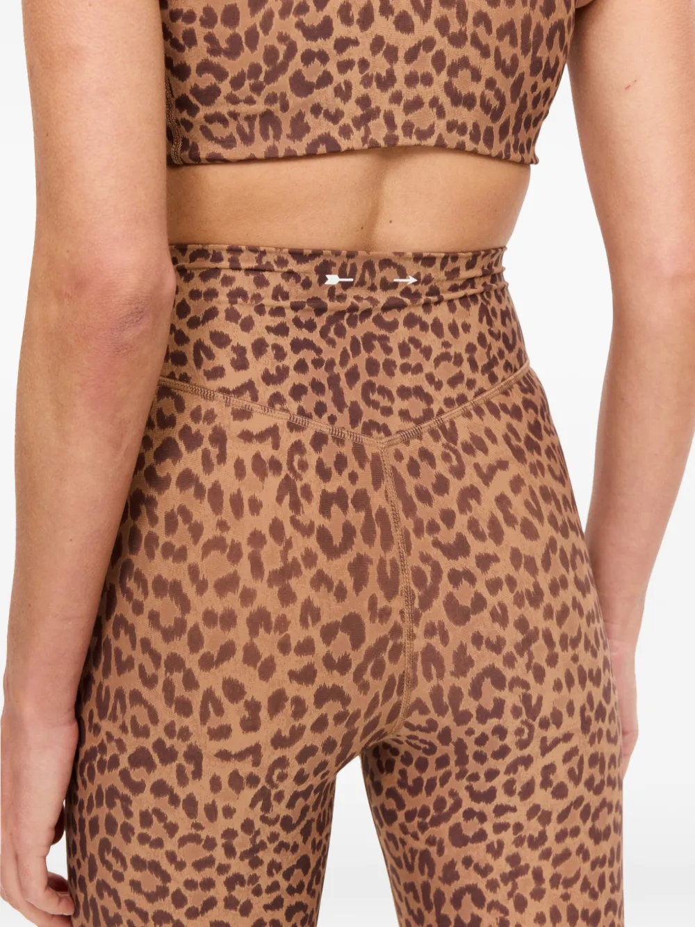 The Upside Javan legging met luipaard-print Bruin