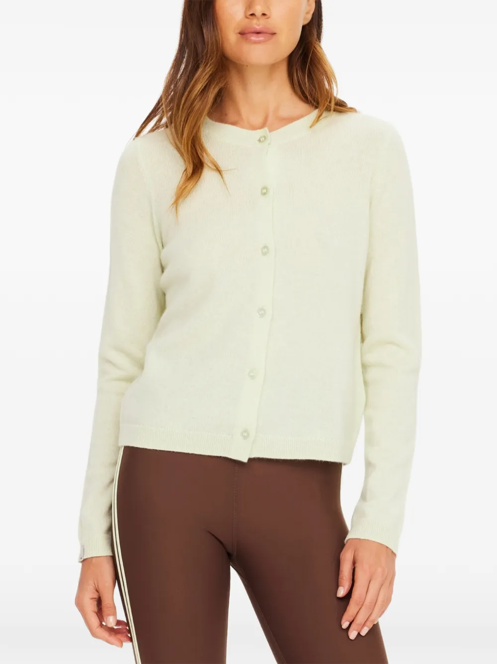 The Upside Sakina Cardigan in Green, view 3