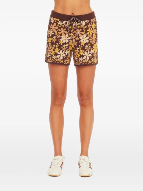 The Upside korte Copacabana shorts i strik med blomstertryk