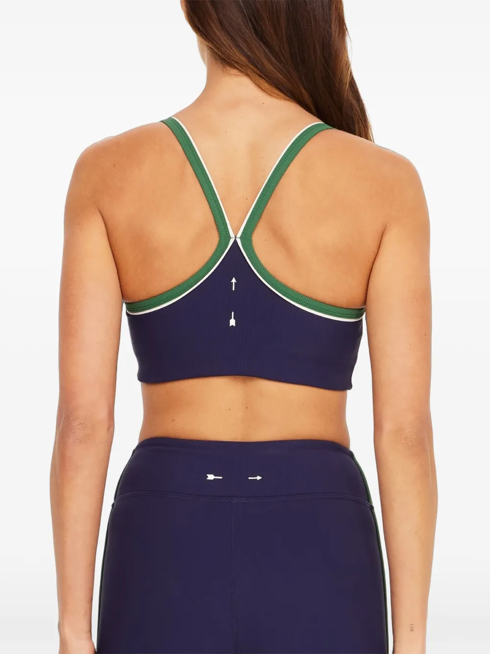 The Upside Rhythm Faye racerback sport-bh Blauw