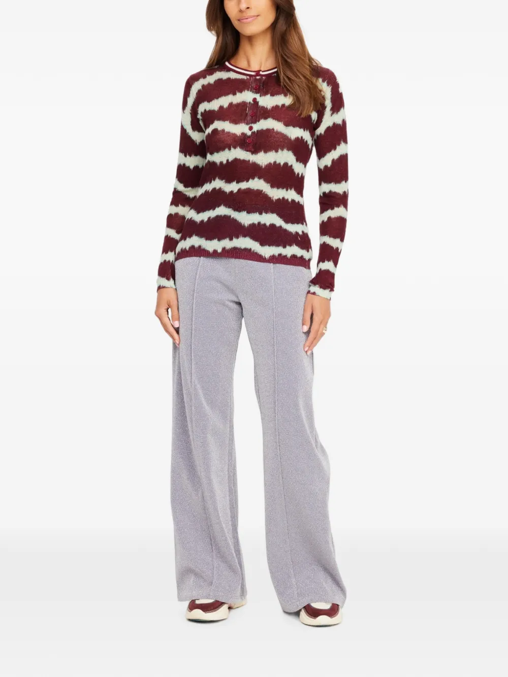 The Upside Rio Eli T-shirt met lange mouwen Rood