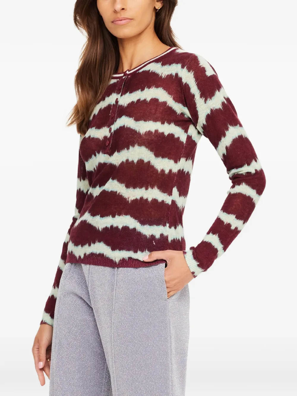 The Upside Rio Eli T-shirt met lange mouwen Rood