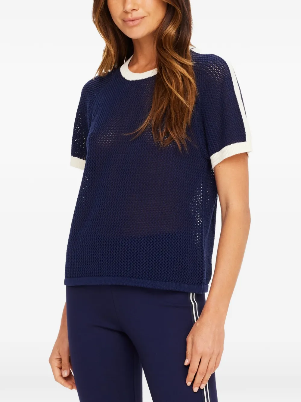 The Upside Fenway Jordan gebreid T-shirt Blauw