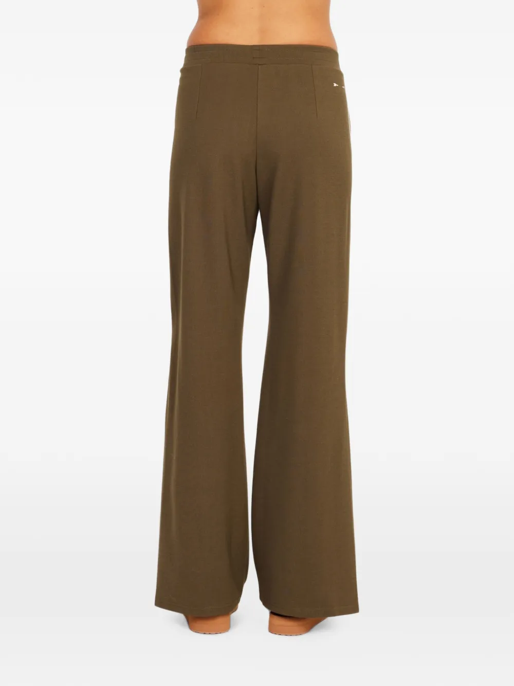 The Upside Petra flared broek met zijstreep Groen