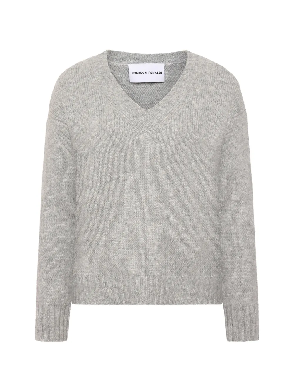 Emerson Renaldi V-neck knitted sweater - Grau