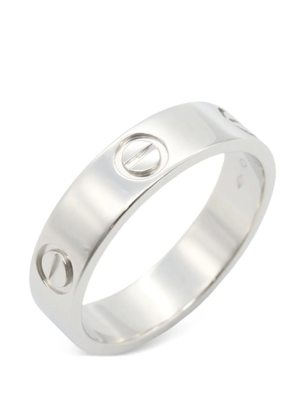 Cartier Love screw-detail ring - Argento
